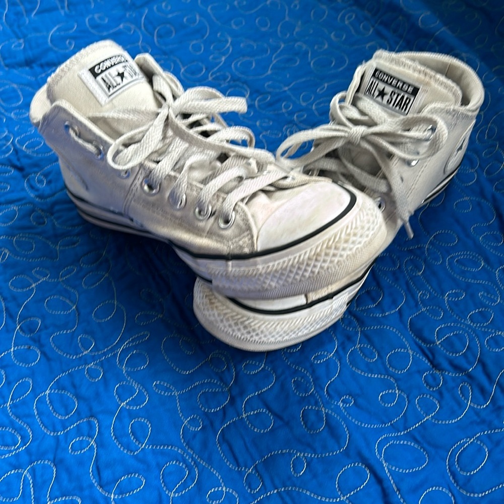 Converse mid high top - grey